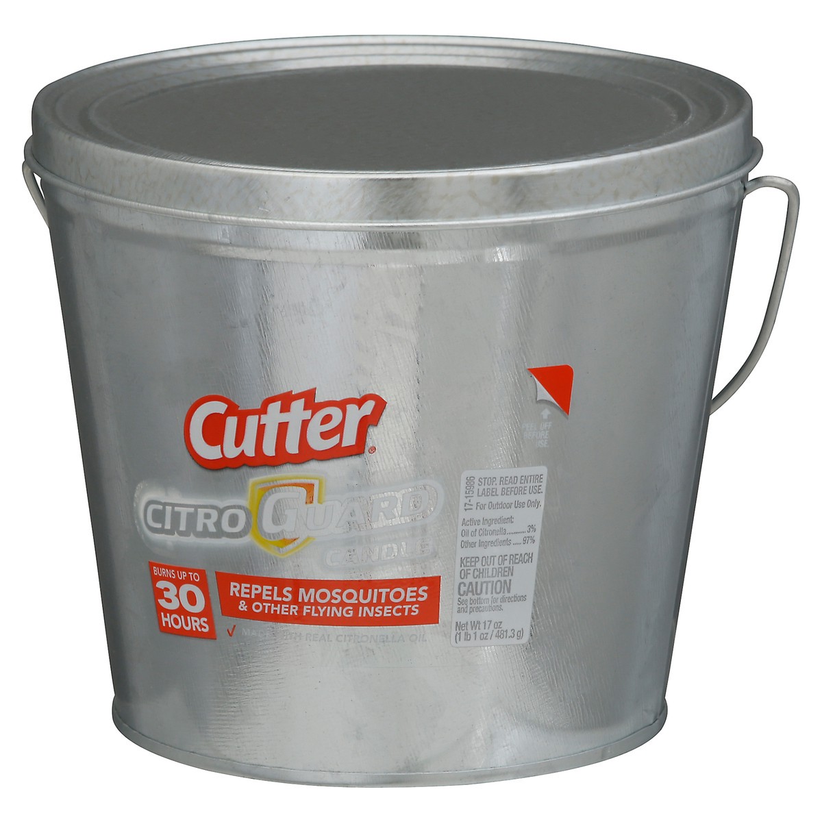 slide 9 of 9, Cutter CitroGuard Candle 17 oz, 17 oz