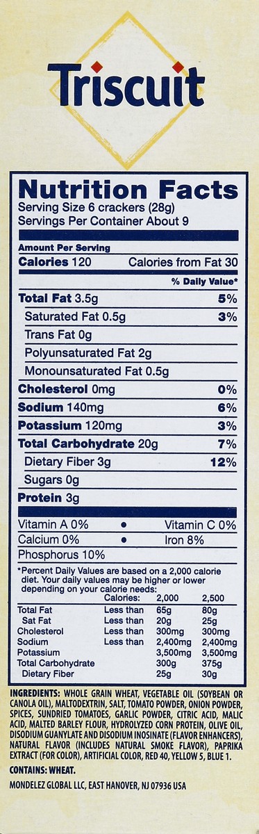 slide 3 of 7, Triscuit Crackers 9 oz, 9 oz