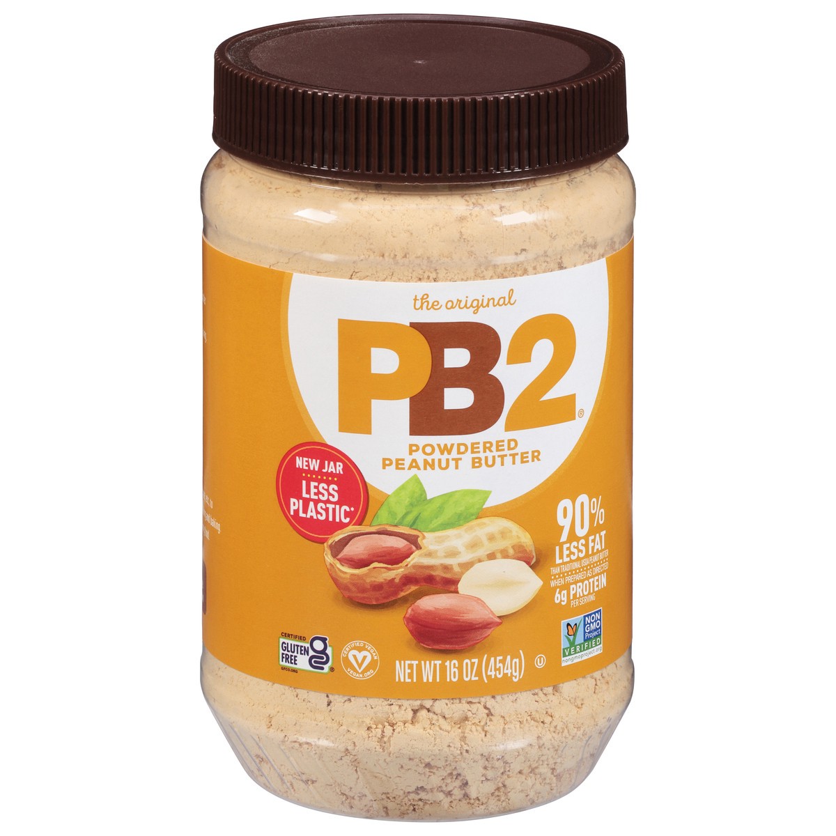 slide 2 of 9, PB2 Powdered Peanut Butter 16 oz, 16 oz