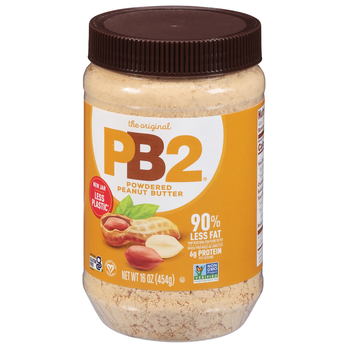 slide 3 of 9, PB2 Powdered Peanut Butter 16 oz, 16 oz