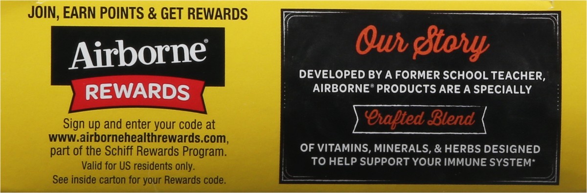 slide 7 of 14, Airborne Very Berry Effervescent Tablets, 30 count - 1000mg of Vitamin C, Immune Support Supplement, 30 ct