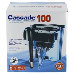 Penn-Plax Cascade Hang On Filter - Up to 20 gal