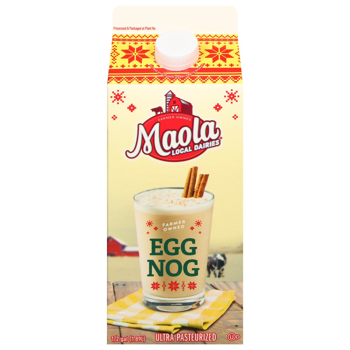slide 1 of 13, Maola Egg Nog 0.5 gal, 0.50 gal