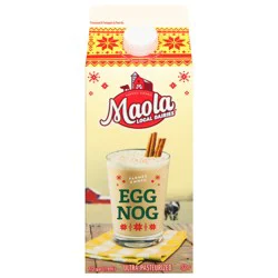 Maola Eggnog Half Gallon, Ultra-Pasteurized