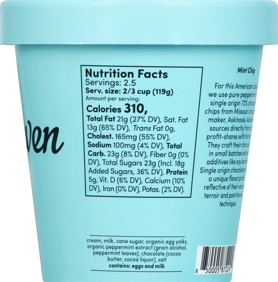 slide 7 of 9, Van Leeuwen Mint Chip French Ice Cream 14 oz, 14 oz