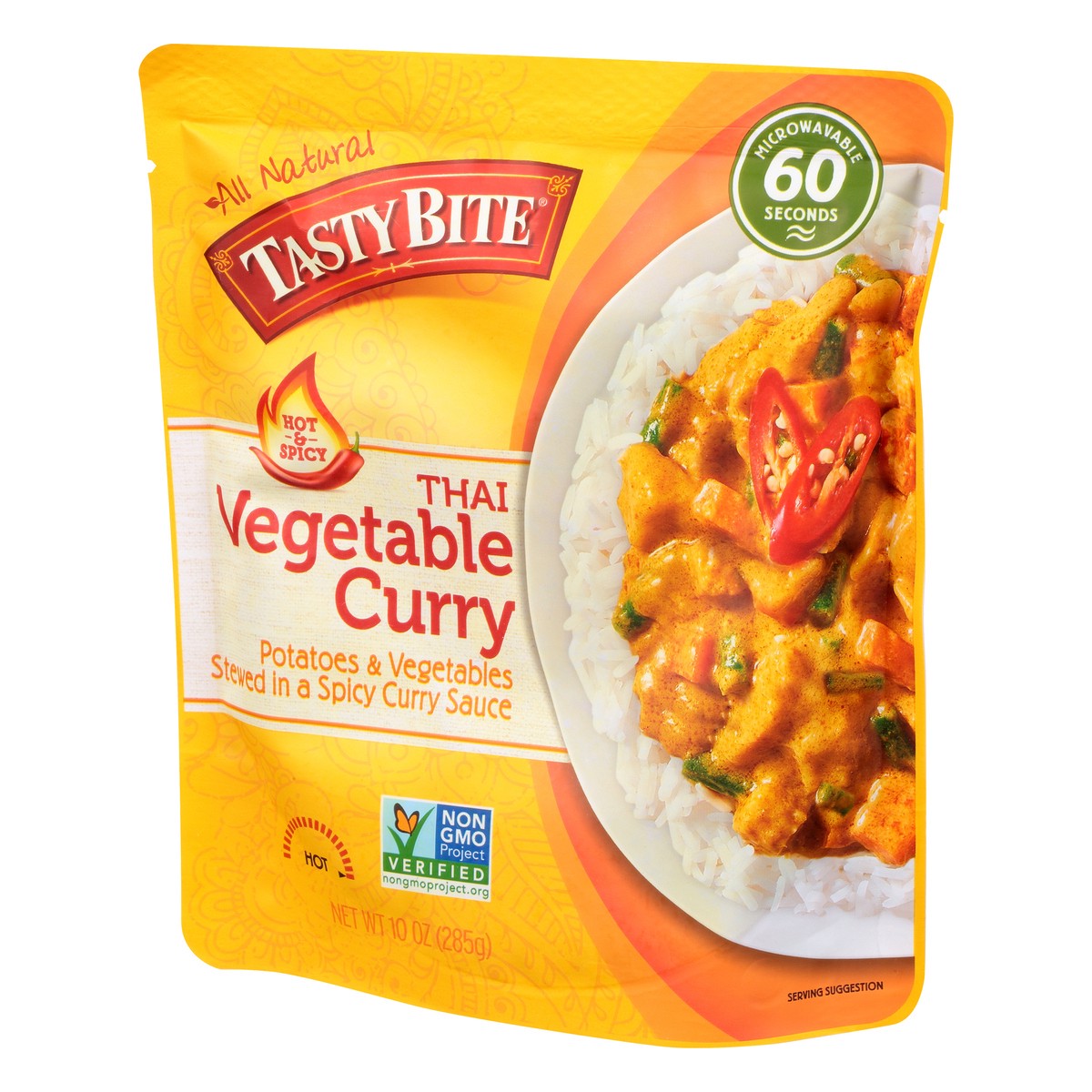 slide 5 of 13, Tasty Bite Hot & Spicy Thai Veg Curry, 10 oz