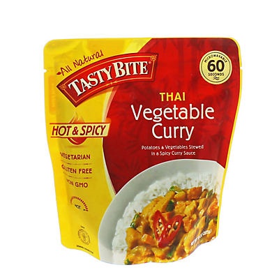 slide 1 of 2, Tasty Bite Thai Vegetable Curry, 10 oz
