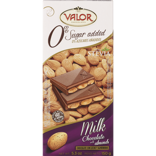 slide 1 of 1, Valor Milk Chocolate, With Almonds, 5.29 oz