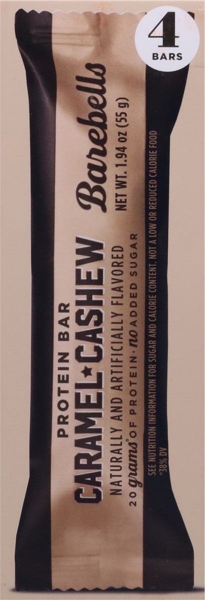 slide 12 of 13, Barebells Caramel + Cashew Protein Bars 4 - 1.94 oz Bars, 4 ct