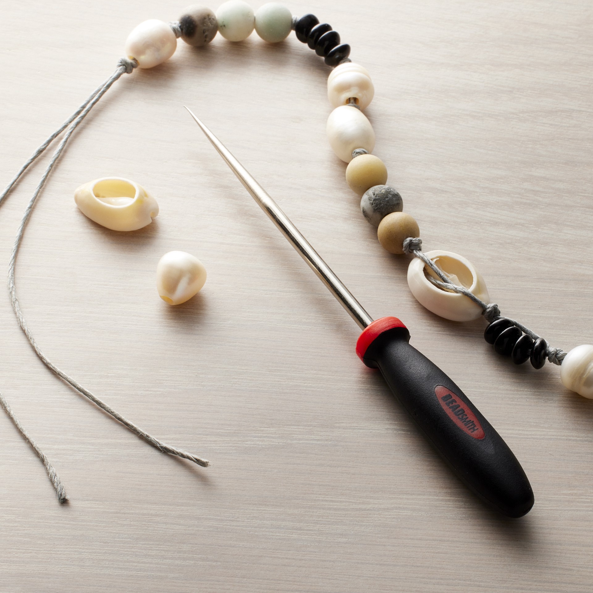 slide 4 of 4, The Beadsmith Basic Elements Beading Awl, 5 in x 0.5 in