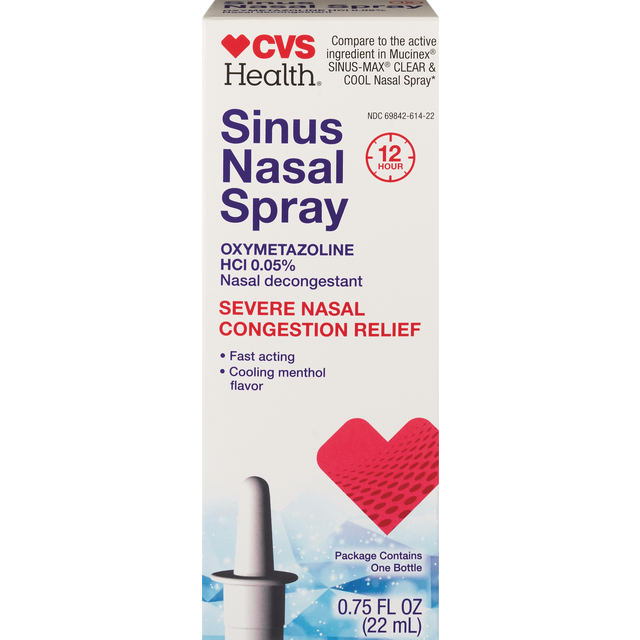 slide 1 of 1, CVS Health Sinus Nasal Spray, 0.75 oz