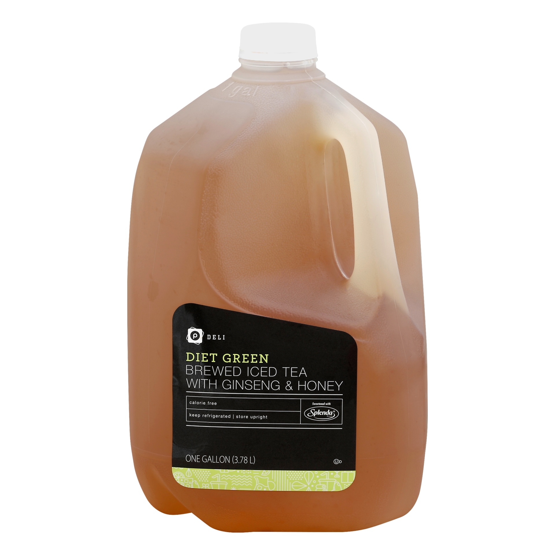 slide 1 of 1, Publix Deli Brewed with Ginseng & Honey Diet Green Iced Tea - 1 gal, 1 gal