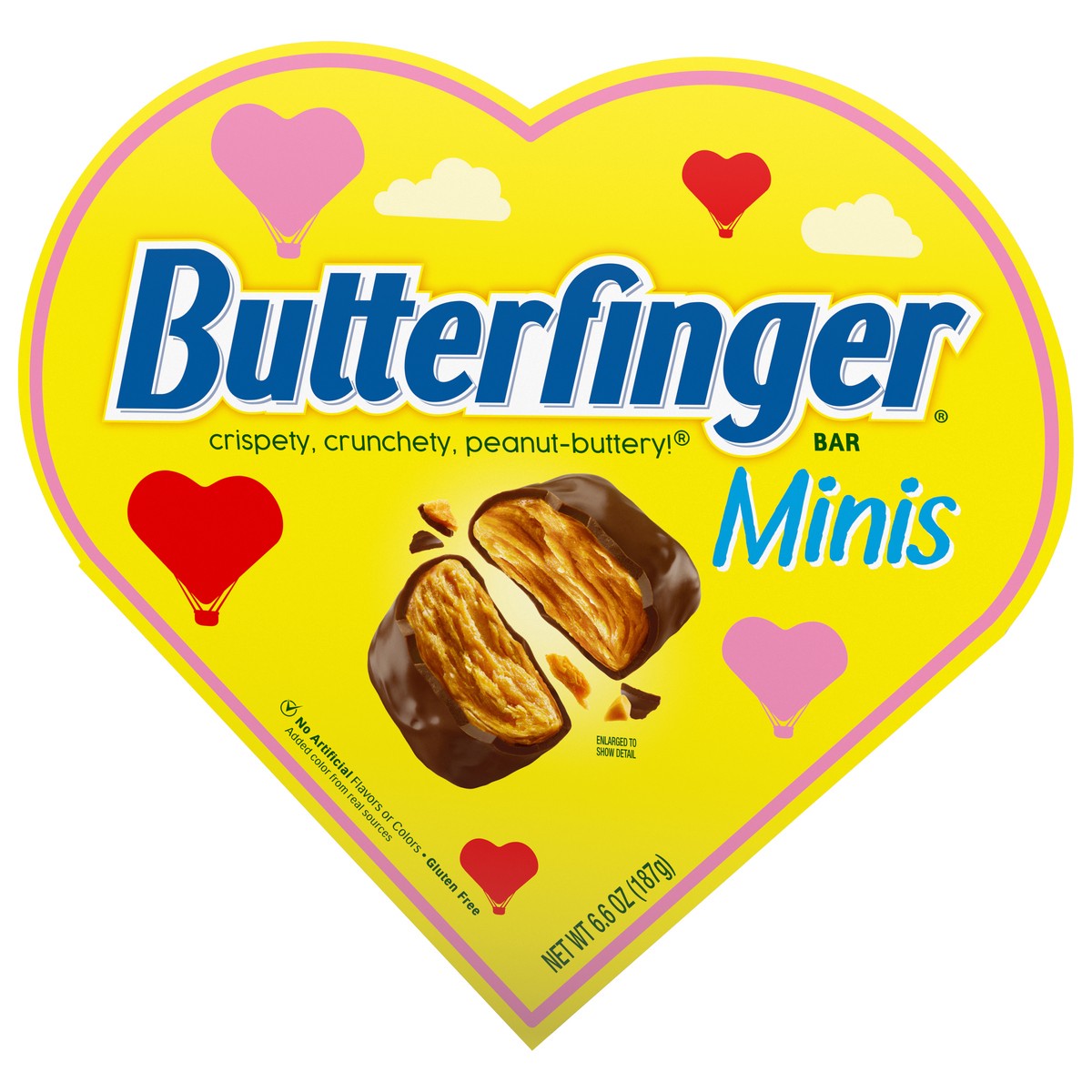 slide 4 of 9, Butterfinger Heart Box, 6.6 oz