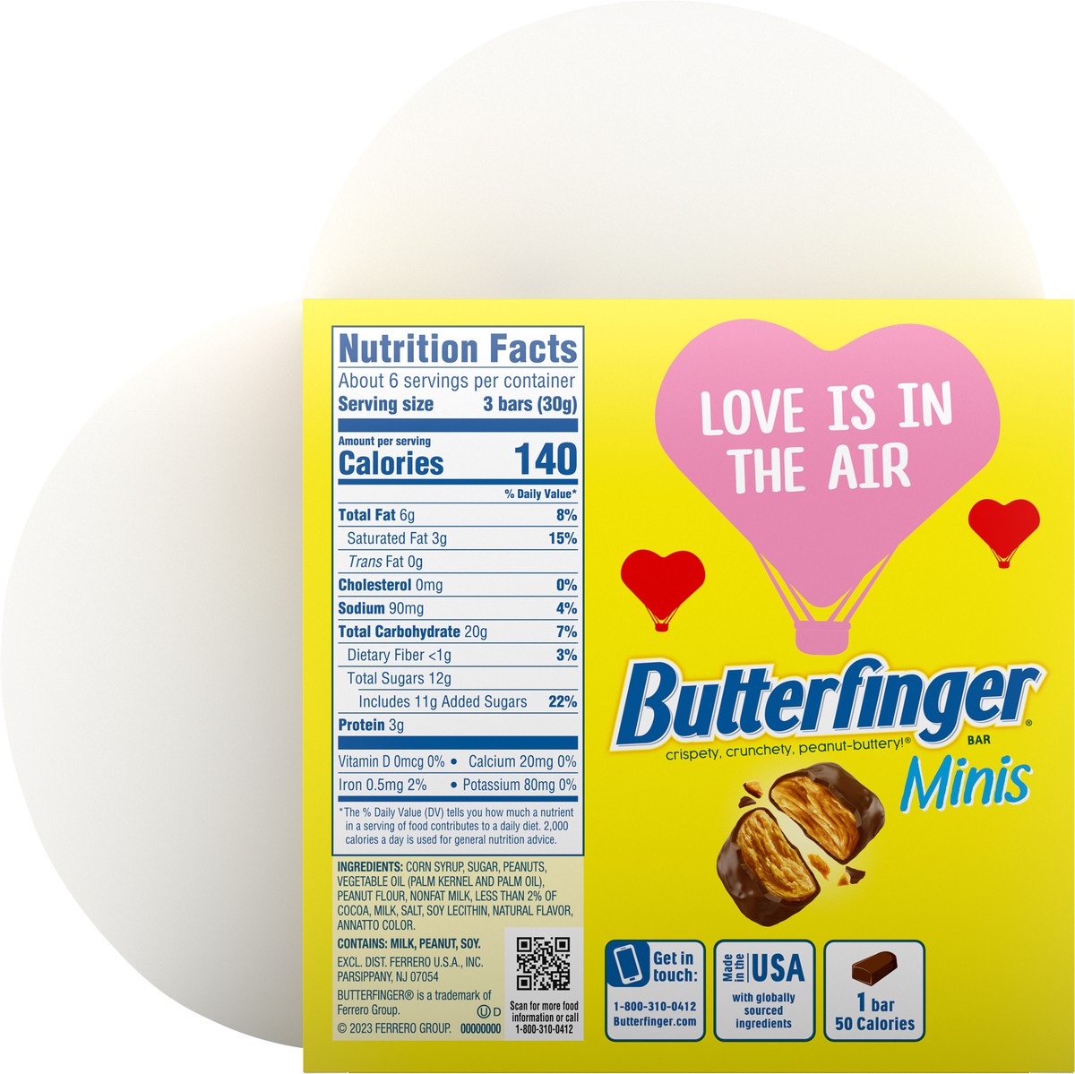 slide 6 of 9, Butterfinger Heart Box, 6.6 oz