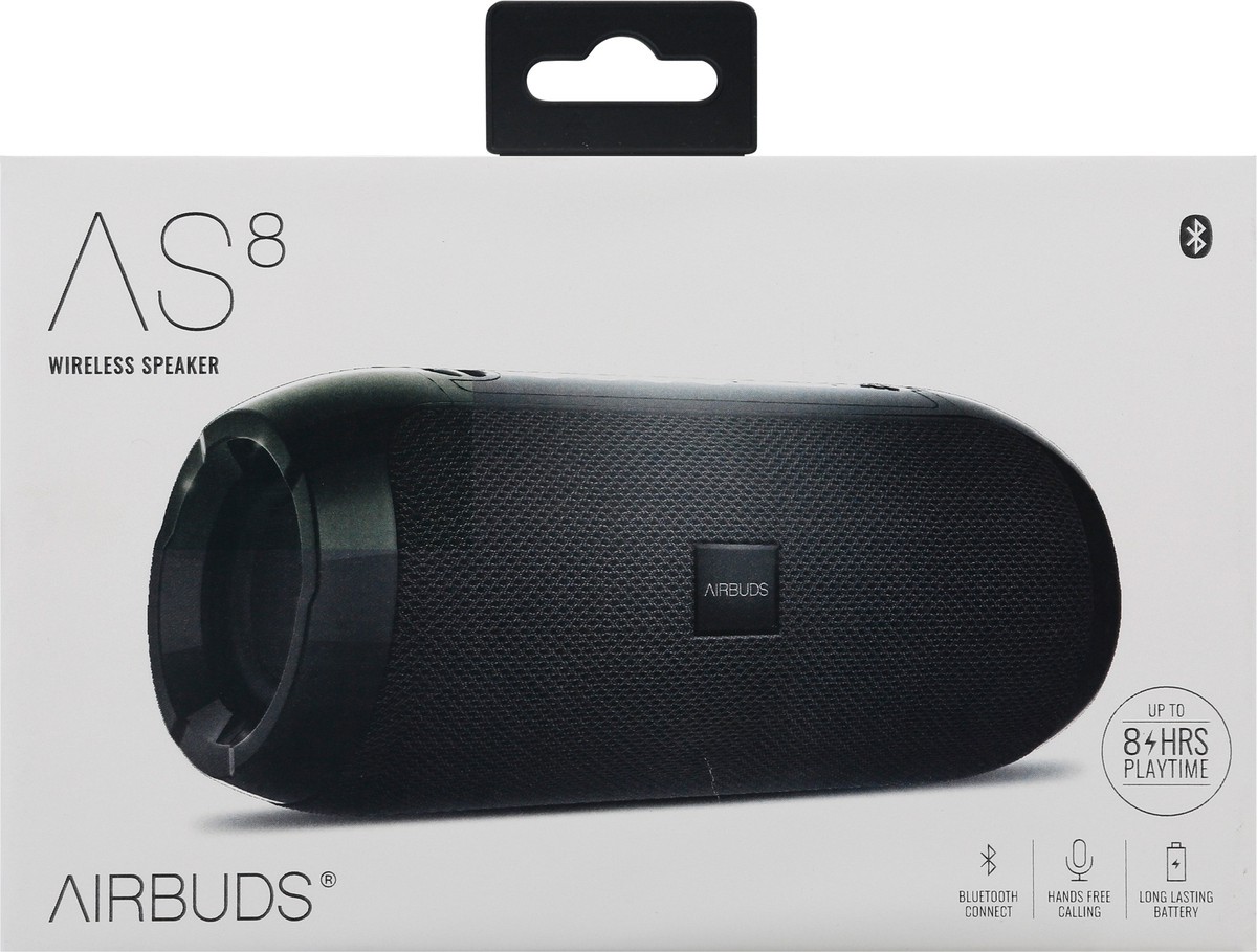 slide 4 of 9, Airbuds AS8 Wireless Speaker 1 ea Box, 1 ct