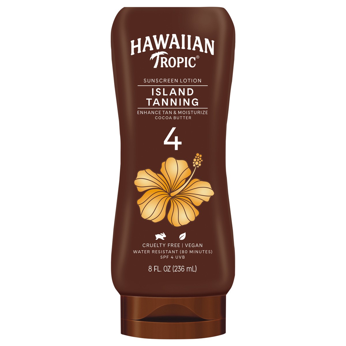 slide 1 of 7, Hawaiian Tropic Dark Island Tanning Lotion - SPF 4, 8 oz