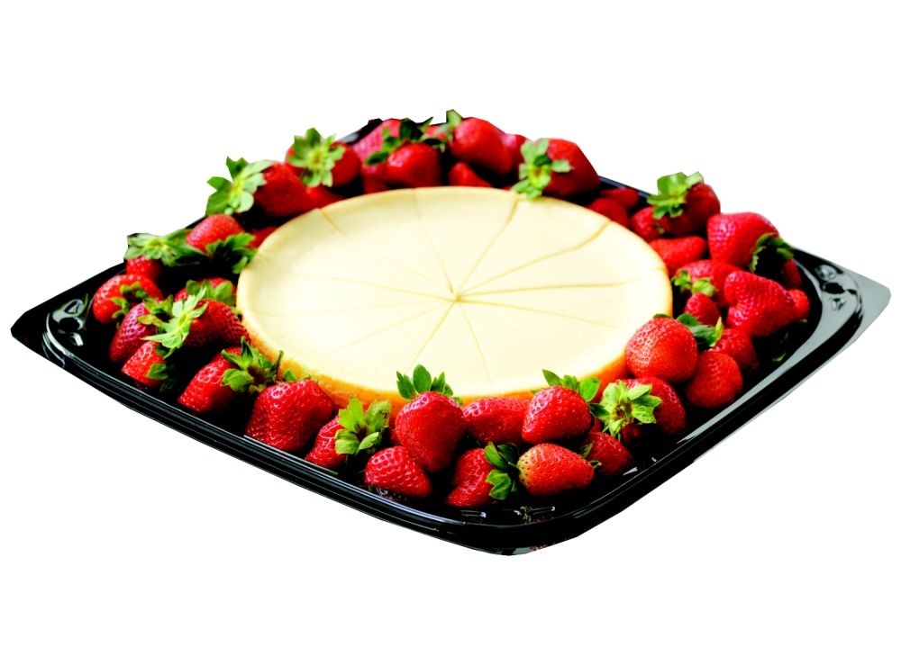 slide 1 of 1, Signature Creamstyle 9" Cheesecake Party Tray, 65 oz