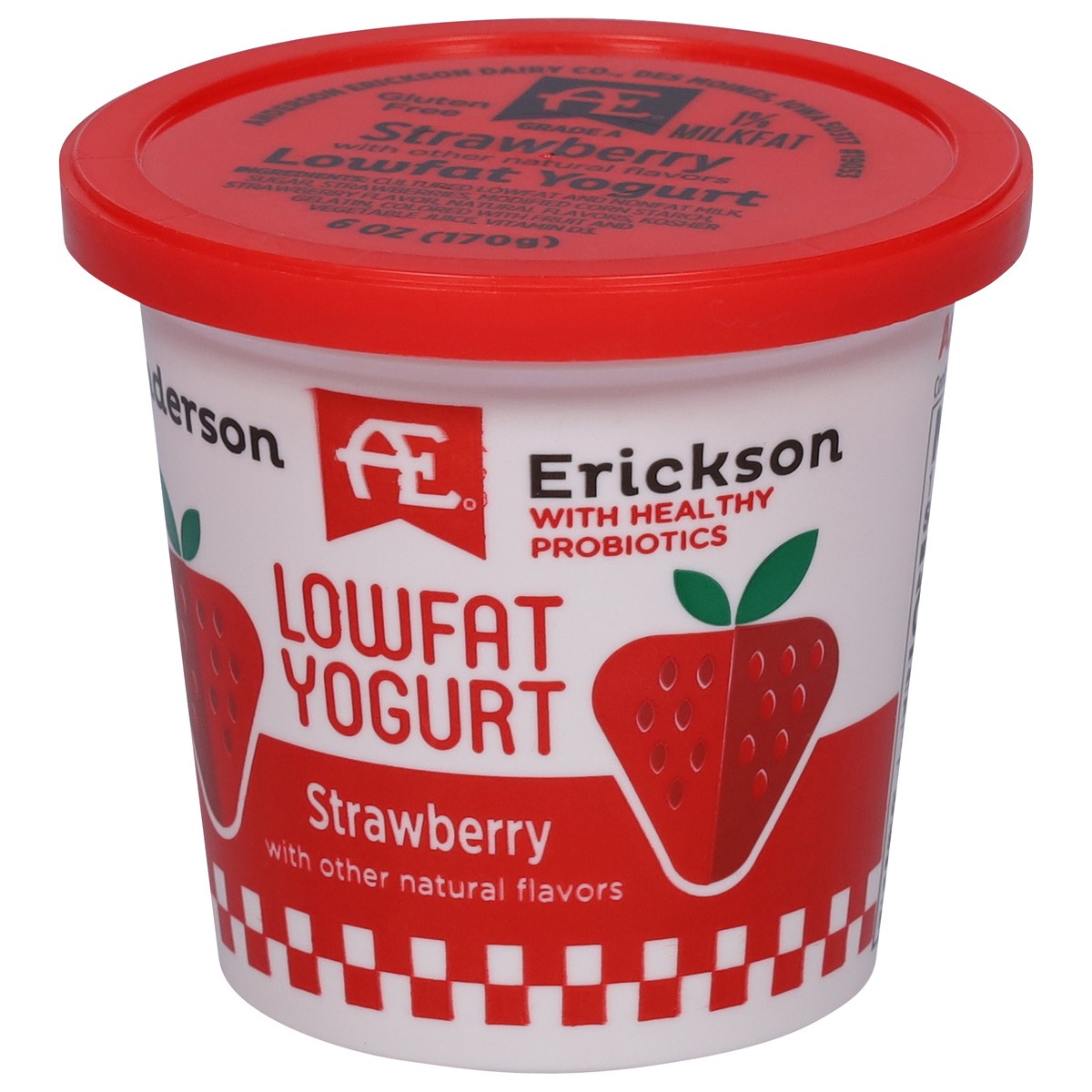 slide 3 of 9, Anderson Erickson Dairy Lowfat Strawberry Yogurt 6 oz, 6 oz