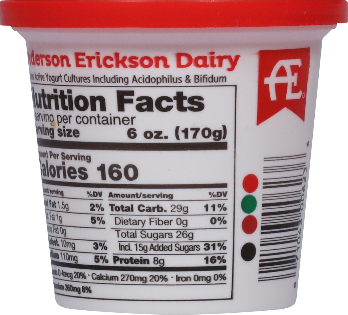 slide 5 of 9, Anderson Erickson Dairy Lowfat Strawberry Yogurt 6 oz, 6 oz