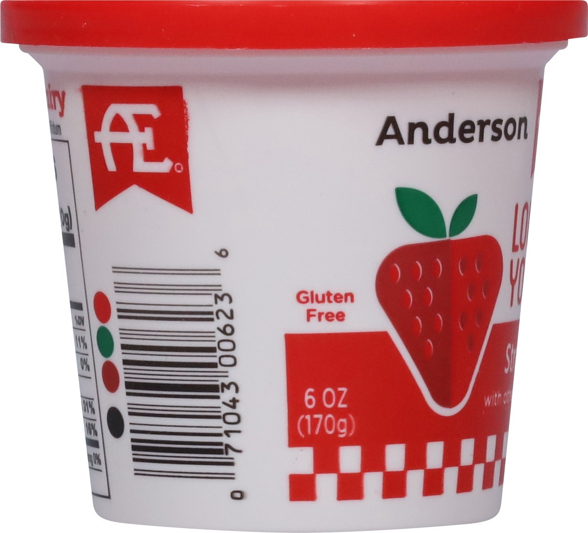 slide 8 of 9, Anderson Erickson Dairy Lowfat Strawberry Yogurt 6 oz, 6 oz