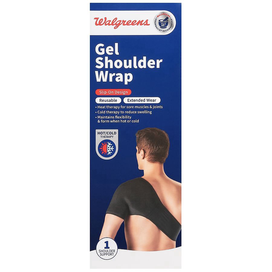 slide 1 of 5, Walgreens Gel Shoulder Support, 1 ct