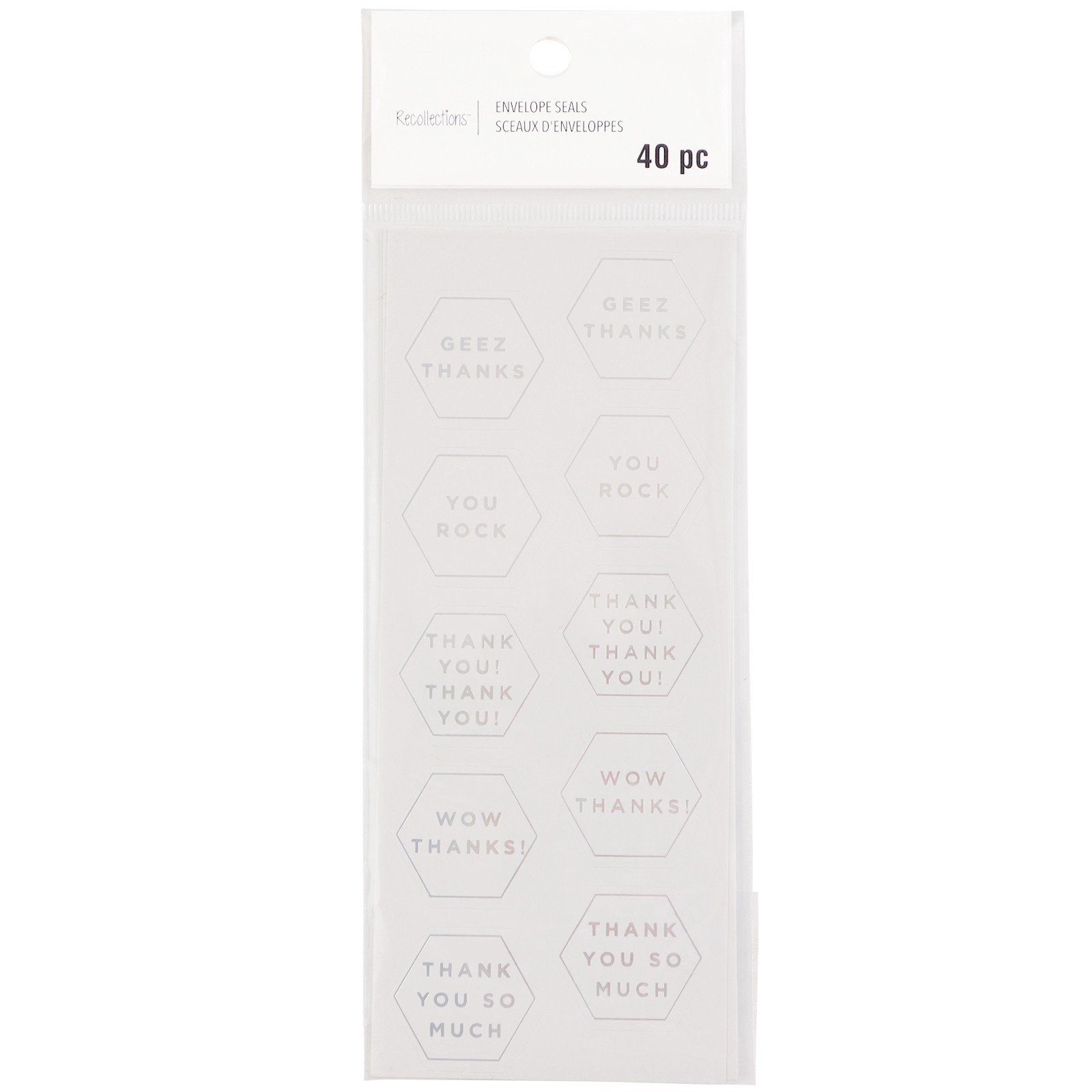 slide 3 of 7, Thanks Envelope Seals By Recollections, 1 ct