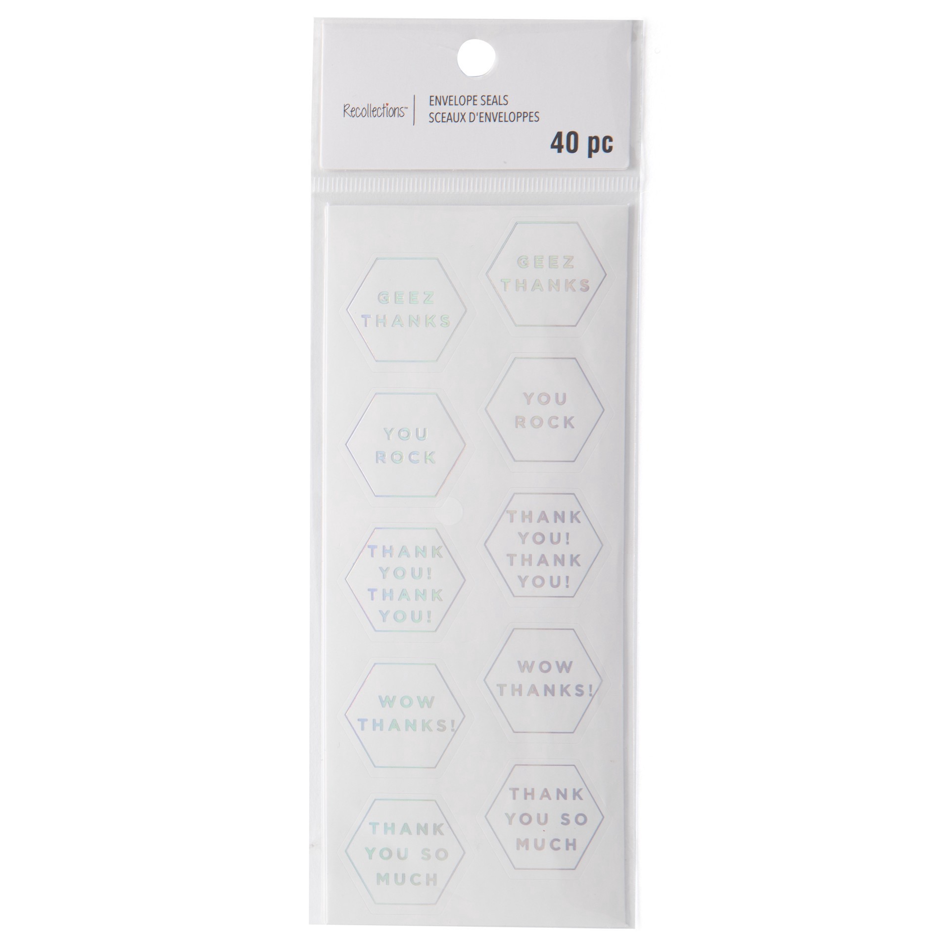 slide 5 of 7, Thanks Envelope Seals By Recollections, 1 ct