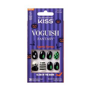 slide 1 of 1, KISS Products Voguish Fantasy Nails - Dark Clowns, 1 ct