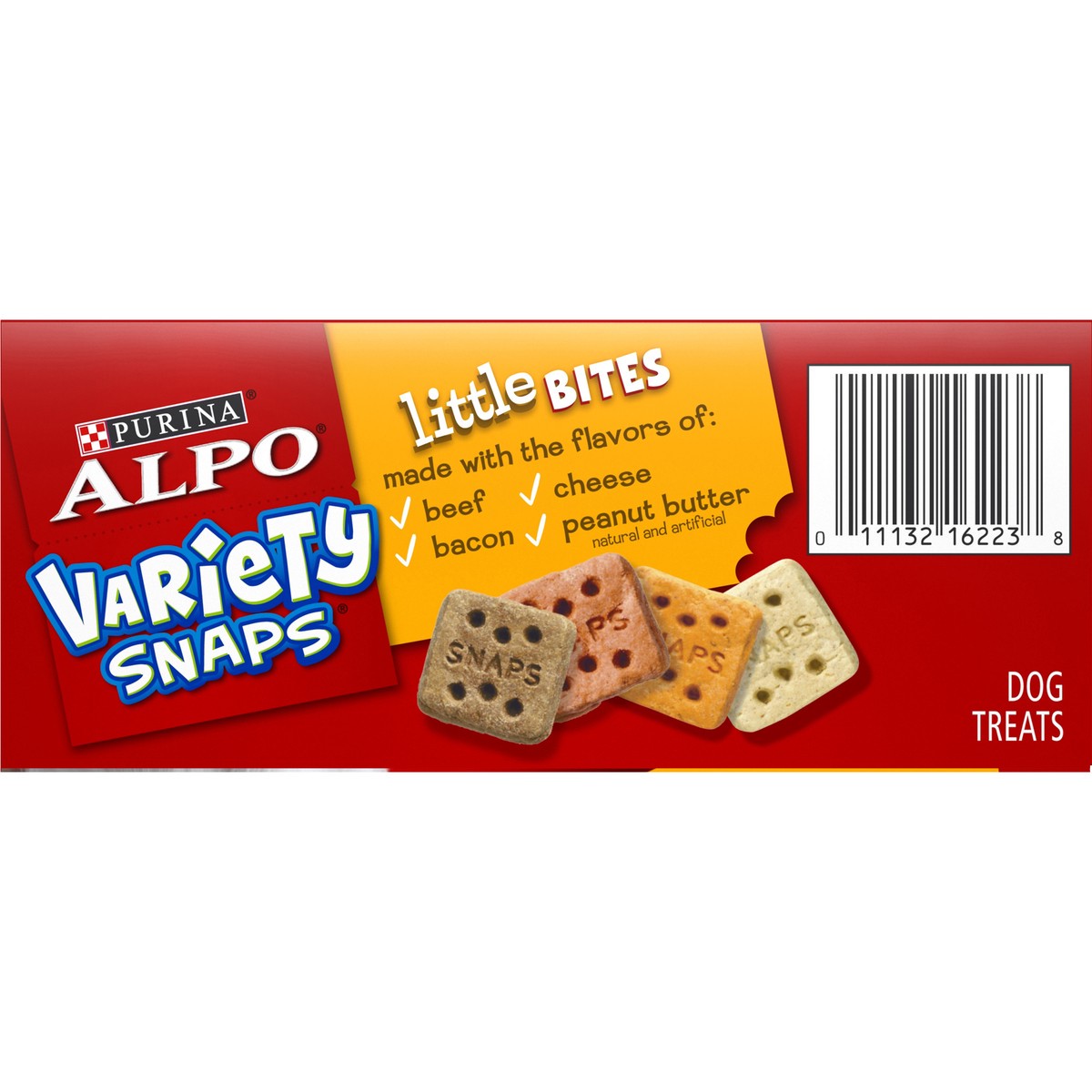 slide 6 of 9, ALPO Purina Alpo Variety Snaps Little Bites Beef, Bacon, Cheese & Peanut Butter Flavor Dog Treats - 32oz, 32 oz