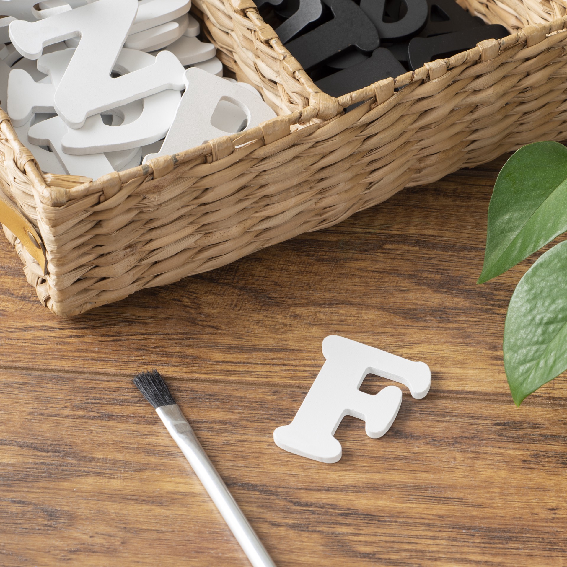 slide 2 of 3, 2.5" White Mdf Letter By Make Market, 2.5 in