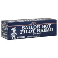 slide 1 of 1, Sailor Boy Crackers Pilot Bread Unsalted Tops Box - 2 Lb, 2 lb