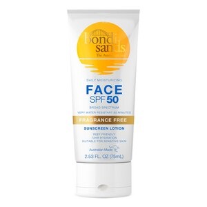 slide 1 of 1, Bondi Sands Fragrance Free Sunscreen Daily Face Lotion Spf 50, 2.53 Oz, 2.53 oz