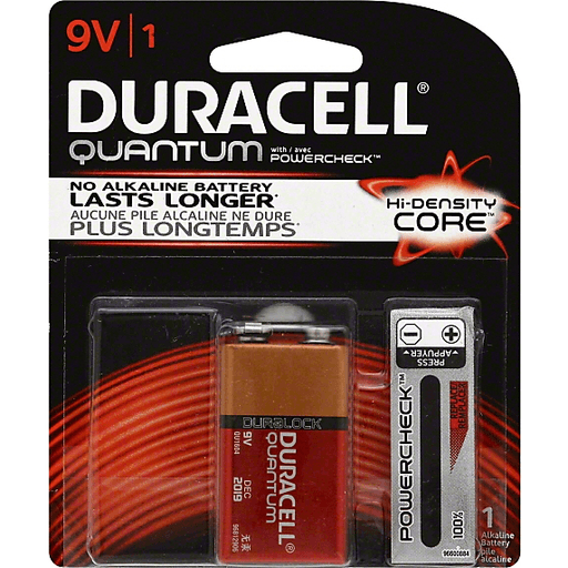 slide 3 of 3, Duracell Quantum 9 Volt Battery, 1 ct