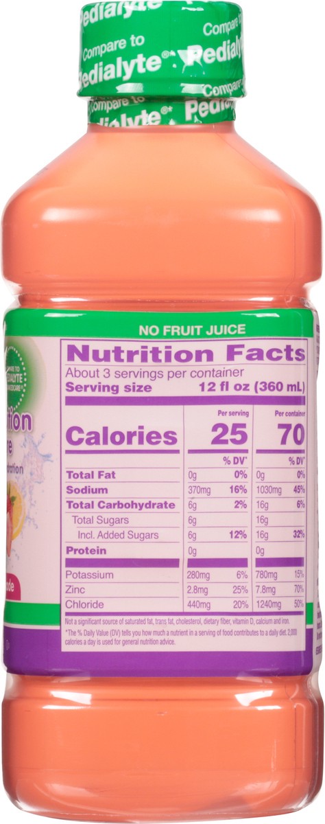 slide 14 of 14, Tippy Toes Electrolyte Solution Advantage Care Strawberry Lemonade, 33.8 fl oz