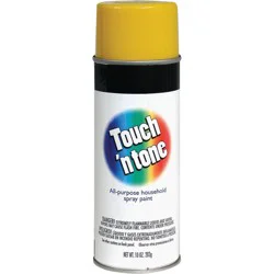 Touch 'n Tone All Purpose Household Spray Paint - Canary Yellow, 10 oz