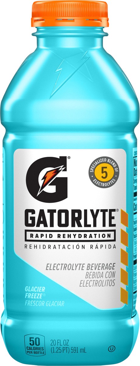 slide 6 of 11, Gatorade Gatorlyte Glacier Freeze Sports Drink With Electrolytes Beverage, 20 fl oz