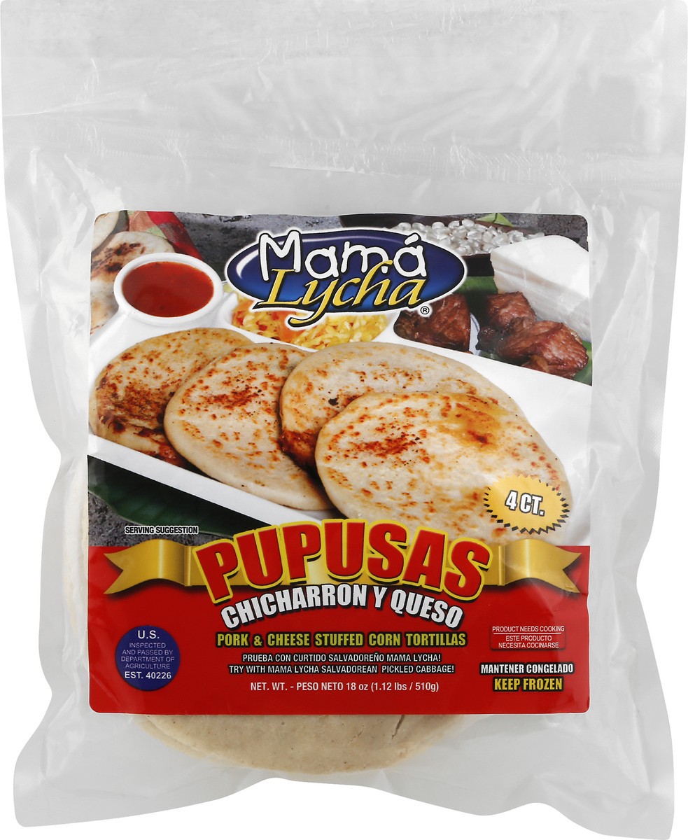 slide 7 of 8, Mama Lycha Stuffed Corn Pork & Cheese Tortillas 18 oz, 18 oz