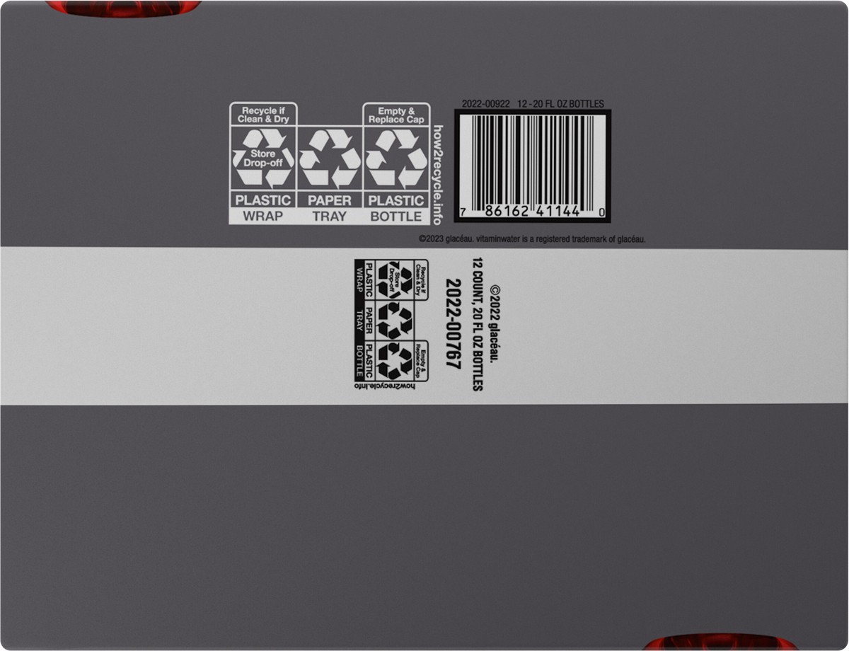 slide 4 of 7, vitaminwater Zero Sugar xxx Bottles- 12 ct, 12 ct