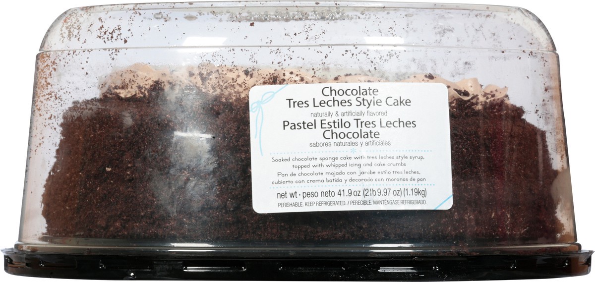 slide 4 of 14, Our Specialty Treat Shop Tres Leches Style Chocolate Cake 41.9 oz, 44 oz