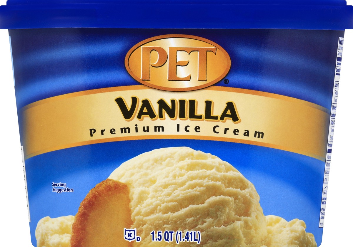 slide 1 of 5, PET Dairy Ice Cream 1.5 qt, 1.5 qt