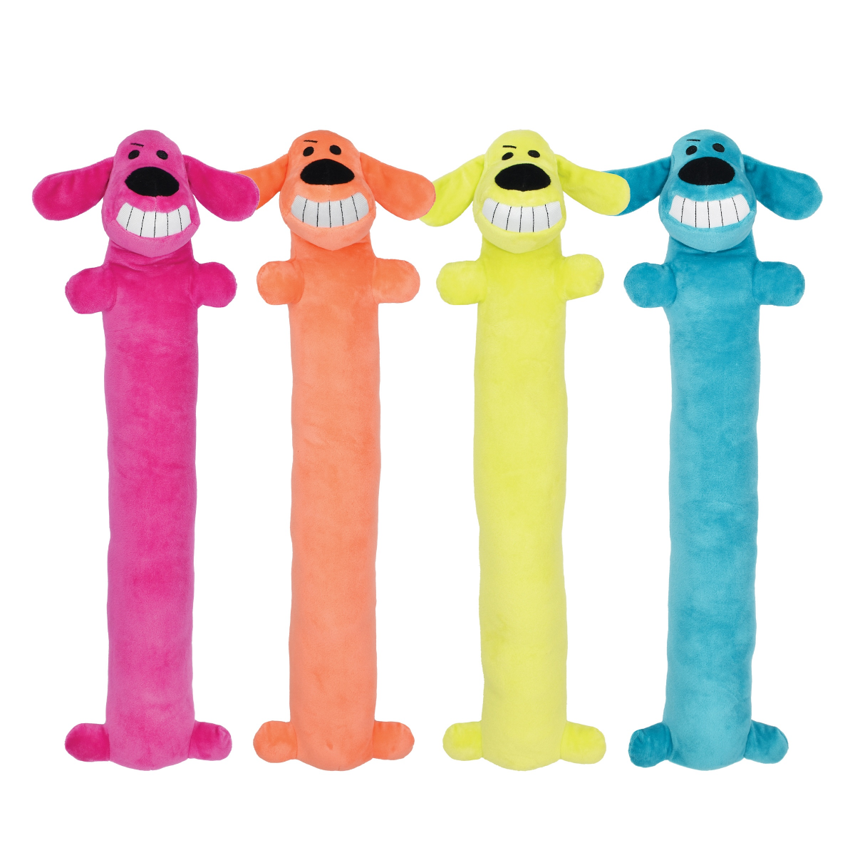 slide 1 of 1, MultiPet Jumbo Loofa Plush Dog Toy, 24 in