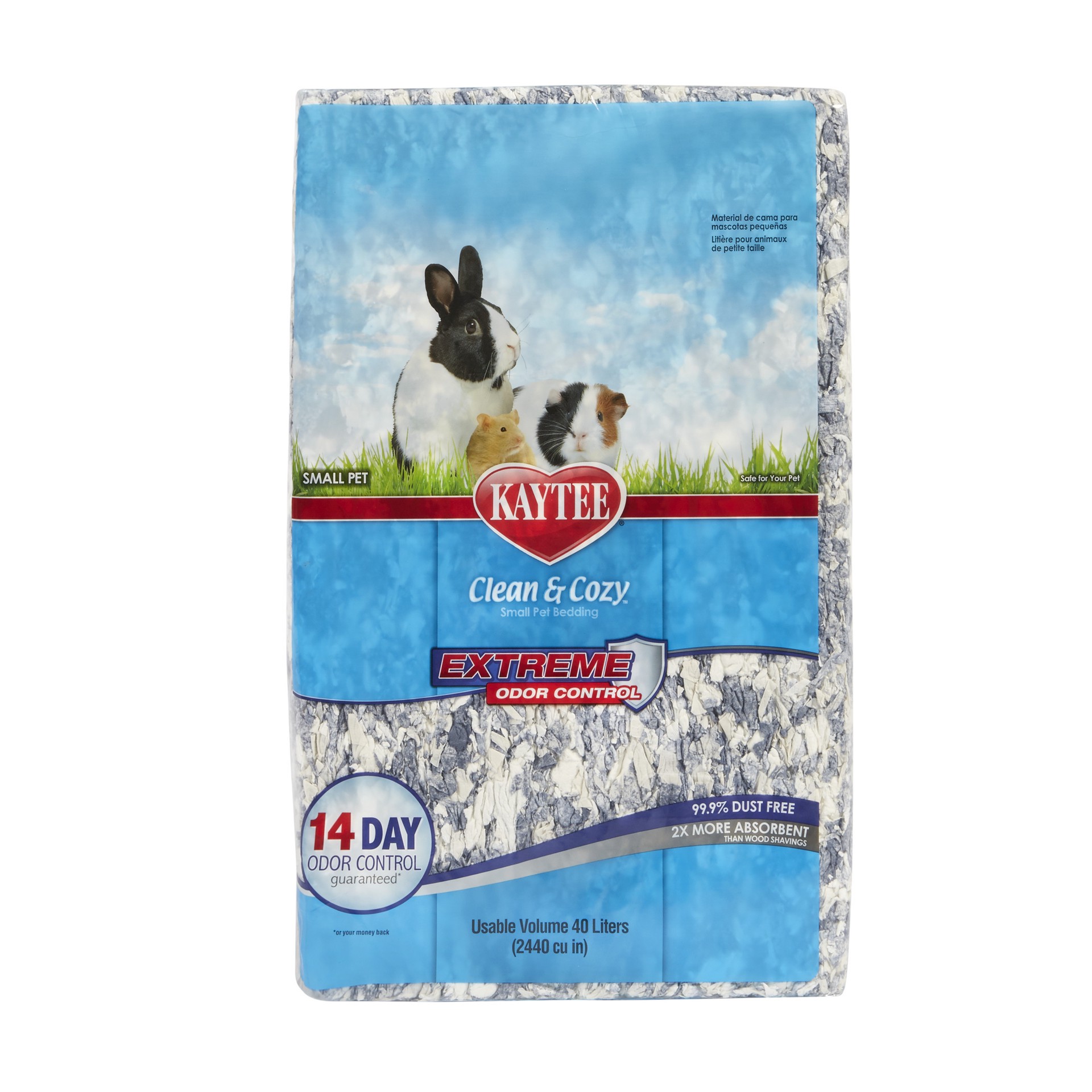 slide 6 of 10, Kaytee Pet Specialty Kaytee Clean & Cozy Extreme Odor Control Small Animal Pet Bedding, 40 Liters, 1 ct