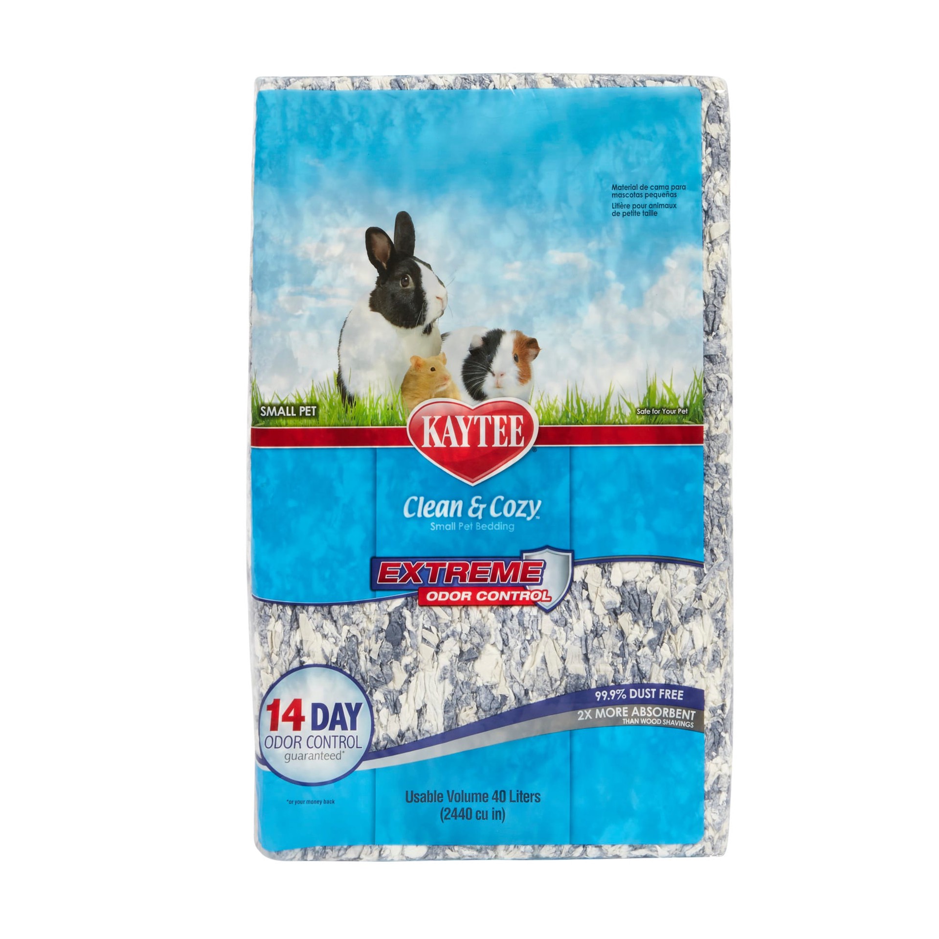 slide 1 of 10, Kaytee Clean & Cozy Extreme Odor Control Small Animal Pet Bedding, 40 Liters, 1 ct