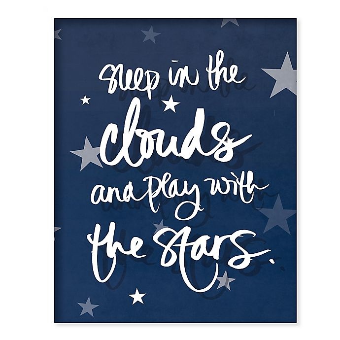 slide 1 of 1, Boston Warehouse Trading Co. Sleep and Play Canvas Wall Art, 21 in x 17 in