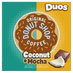 Donut Shop The Original Donut Shop Duos Coconut + Mocha Keurig Single-Serve K-Cup Pods, Medium Roast Coffee, 12 Count