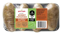 Giant Eagle Idaho Potatoes, Prewashed & Ready To Use