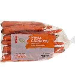 Weis Fresh from the Field Carrots - Whole 5 Lb Bag