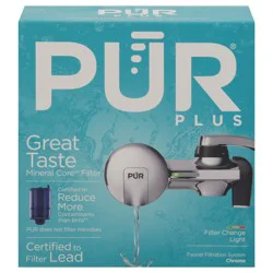 Pur Plus Chrome Faucet Filtration System 1 ea