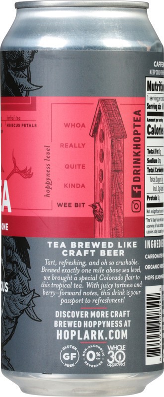 slide 2 of 5, Hoplark Mile-high-biscus Sparkling Hop Tea - 16 fl oz, 16 fl oz