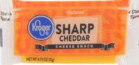 slide 1 of 1, Kroger Cow Pals Sharp Cheddar Snack Cheese, 0.75 oz